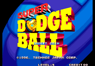 Super Dodge Ball & Kunio no Nekketsu Toukyuu Densetsu Title Screen